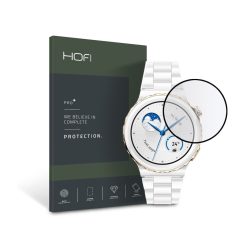   HOFI Hybrid Pro+ Glass üveg képernyővédő fólia - Huawei Watch GT 3 Pro (43 mm) -fekete