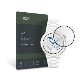   HOFI Hybrid Pro+ Glass üveg képernyővédő fólia - Huawei Watch GT 3 Pro (43 mm) -fekete