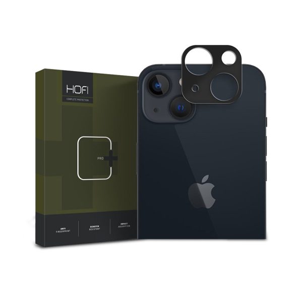 HOFI Metal Camera Sytling hátsó kameravédő borító - Apple iPhone 14/14 Plus -   fekete