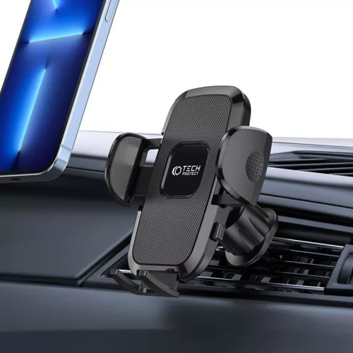 Univerzális szellőzőrácsba illeszthető autós tartó - Tech-Protect V3 Universal  Air Vent Car Mount - fekete