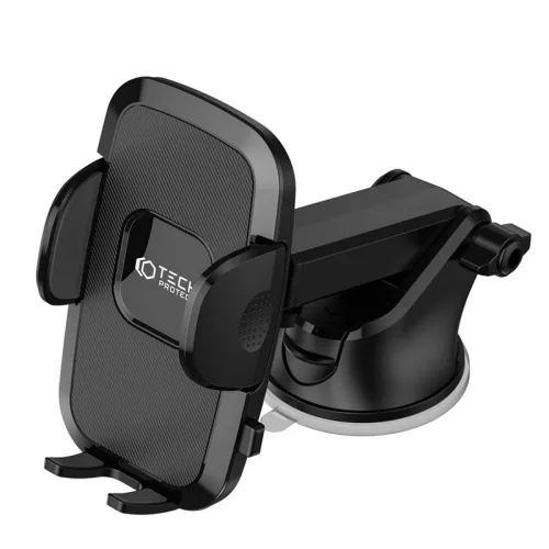 Univerzális műszerfalra/szélvédőre helyezhető PDA/GSM autós tartó - Tech-ProtectUniversal Windshield Dashboard Car Mount V3W-D/B - fekete