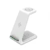 Tech-Protect Qi univerzális vezeték nélküli töltő állomás - Tech-Protect A7     3in1Wireless Charger for Phone + Samsung Galaxy Watch + Earphone - fehér