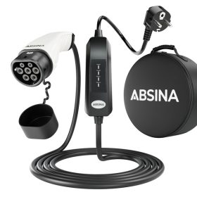   Absina 3kW, 13A, 1  fázisú elektromos autó mobil falitöltő