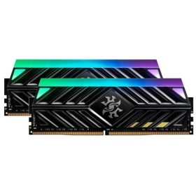   ADATA Memória Desktop - 32GB DDR4 SPECTRIX D41 (2x16GB, 3200MHz, CL16, 1.35V, hűtőbordás, RGB)