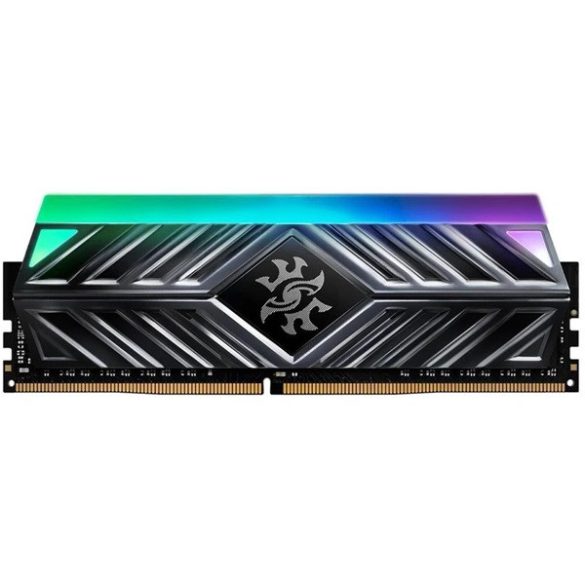 ADATA Memória Desktop - 8GB DDR4 SPECTRIX D41 (8GB, 3600MHz, CL18, 1.35V, hűtőbordás, RGB)