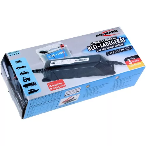 ANSMANN ALCT 6-24/4  6V/12V/24V 4A max. ólom akkumulátor töltő