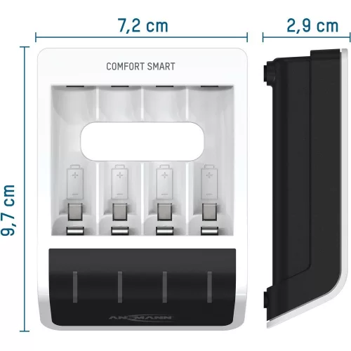 ANSMANN Comfort Smart akkumulátor töltő 1-4db AA/AAA akkuhoz