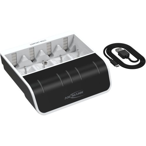 ANSMANN Comfort Multi akkumulátor töltő 1-4db AA/AAAC/D 1db 9V akkuhoz