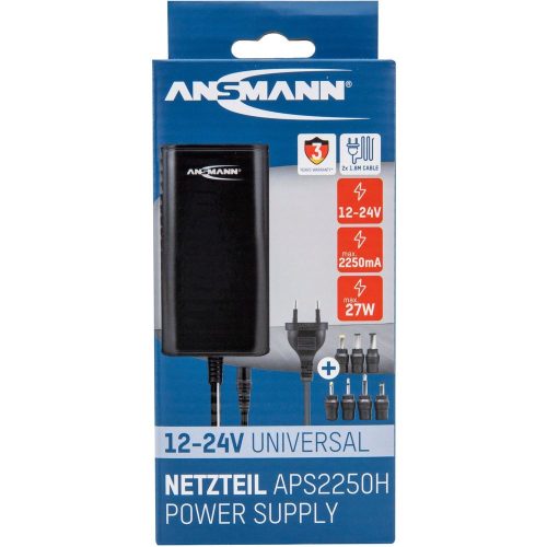 ANSMANN APS 2250H tápegység 12V-24V 2,25A max. 27W
