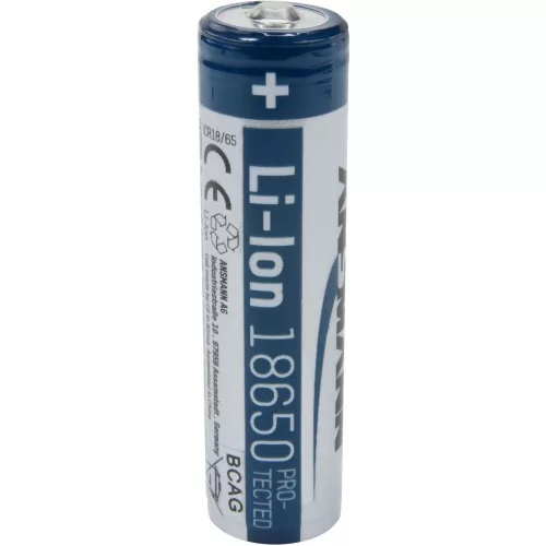 ANSMANN 18650 Li-ion 2600mAh védett akkumulátor