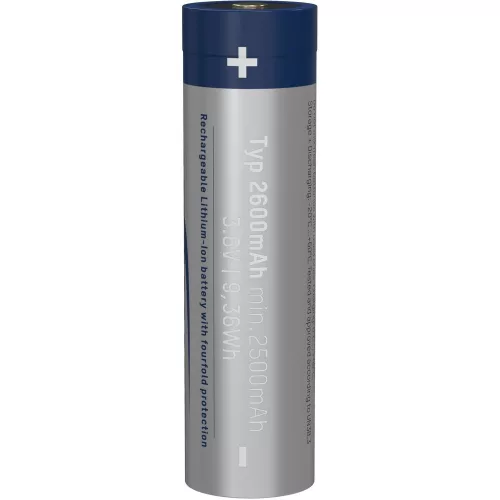 ANSMANN 18650 Li-ion 2600mAh védett akkumulátor USB töltéssel