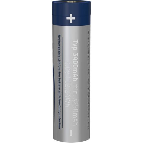 ANSMANN 18650 Li-ion 3400mAh védett akkumulátor USB töltéssel