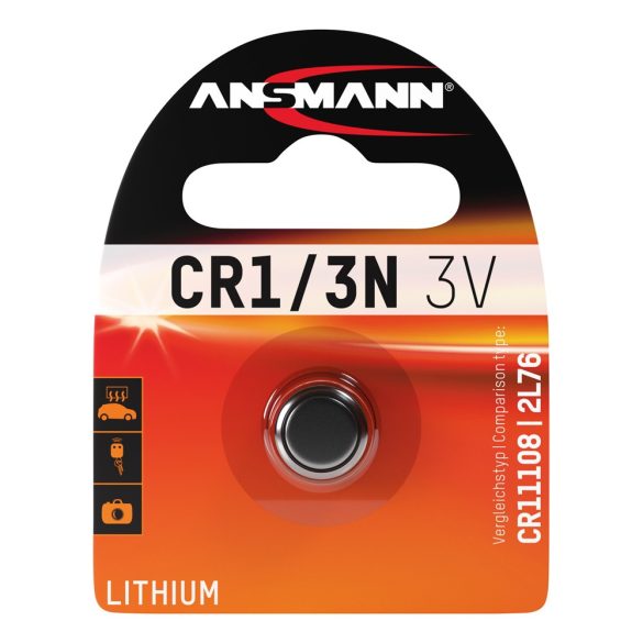 ANSMANN CR1/3N / CR11108 / 2L76 Lítium elem