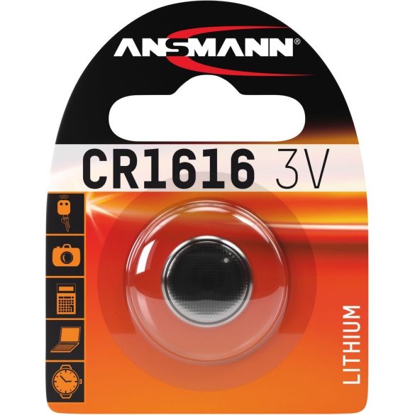 ANSMANN CR1616 3V lítium gombelem 1 db/csomag