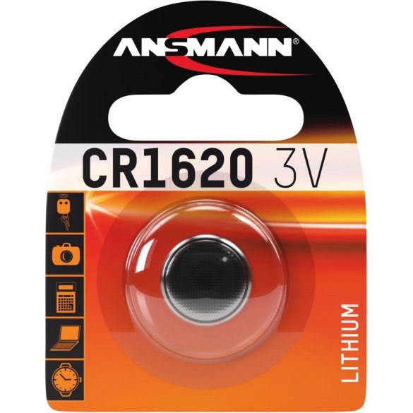 ANSMANN CR1620 3V lítium gombelem 1 db/csomag