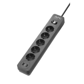   APC túlfeszültség védett elosztó 5 csatlakozóval, 2 USB porttal
