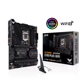   ASUS TUF GAMING Z590-PLUS WIFI asus alaplap - intel tuf gaming z590-plus wifi s1200 (z590, 4xddr4 5133mhz, 6xsata3, 3xm.2, raid, 7xusb2.0, 6xusb3.2)
