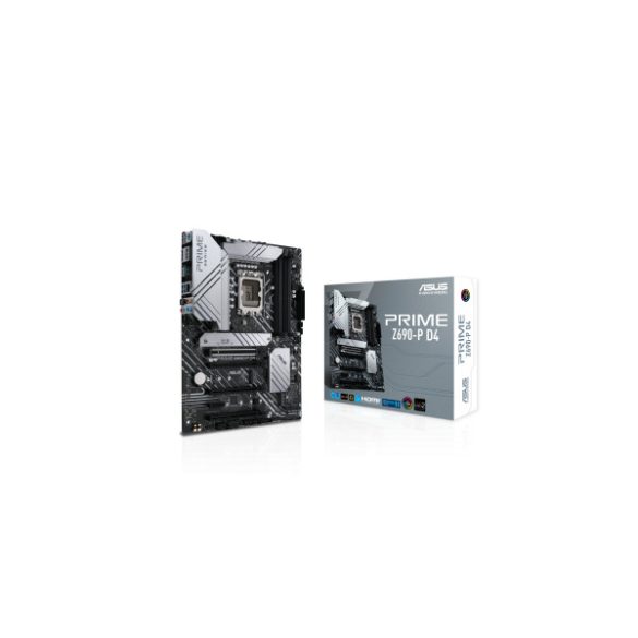 ASUS PRIME Z690-P D4 asus alaplap - intel prime z690-p d4 lga1700 (z690, 4xddr4 5333mhz, 4xsata3, 3xm.2, hdmi+dp)