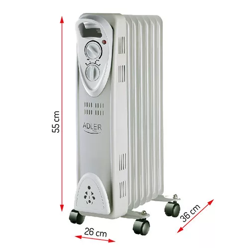 Adler AD7807 Olajradiátor - 7 tag