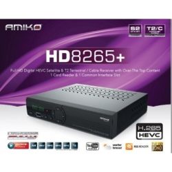Amiko HD 8265+ műholdvevő és T2/C beltéri egység