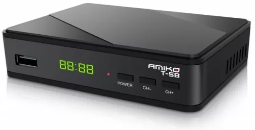 Amiko T58 földi digitális vevő beltéri egység