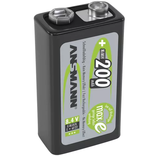 Ansmann 9V 200mAh Ni-MH akkumulátor