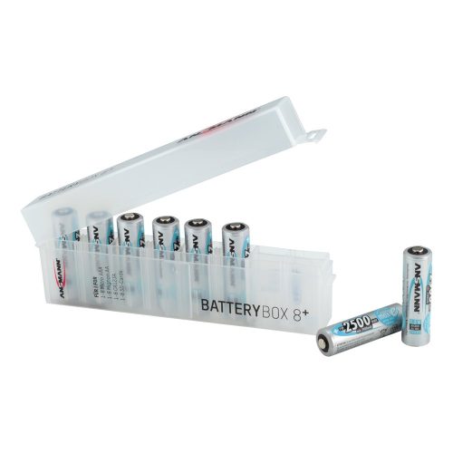 ANSMANN akkumuláto/elem tartó box 8db-os