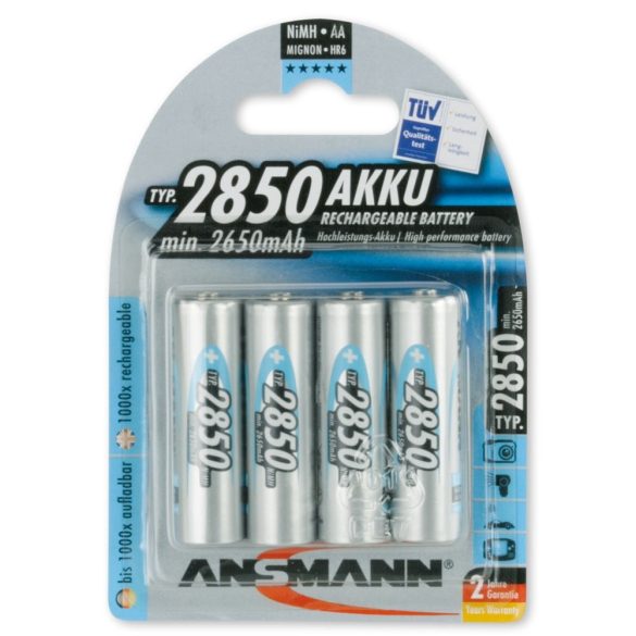 ANSMANN AA/ceruza 2850mAh Ni-MH akkumulátor 4db/csomag