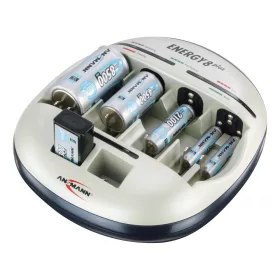   ANSMANN Energy 8 plus akkutöltő, 8 csatona, frissítő funkció, akkutesztelő, USB, csepptöltés