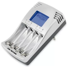 ANSMANN Photocam IV töltő 2-4 AA/AAA akkukhoz, LCD