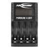 ANSMANN akkumulátortöltő 4x AA és AAA NiMH akkuhoz - cellafigyelés / csepptöltés / LCD / USB Powerline 4 light