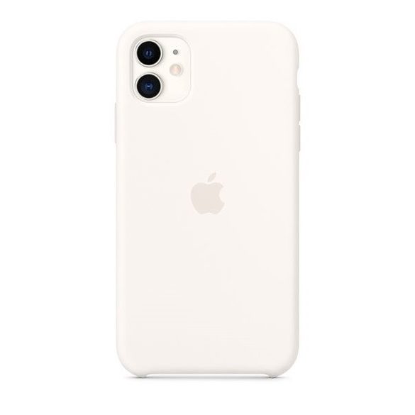 Apple iPhone 11 szilikon tok - Fehér