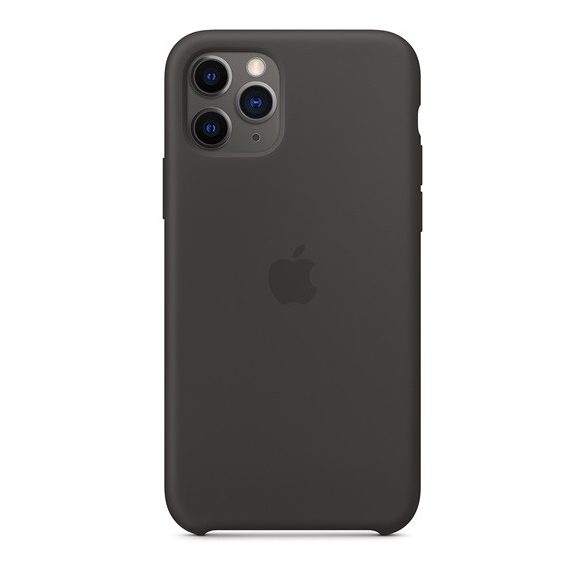 Apple iPhone 11 Pro szilikon tok - Fekete
