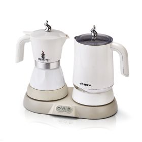   Ariete 1344 kávéfőző, vízforraló és tejhabosító, 4 személyes