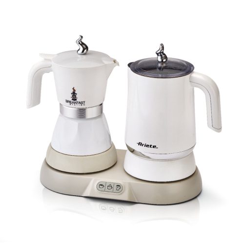 Ariete 1344 kávéfőző, vízforraló és tejhabosító, 4 személyes
