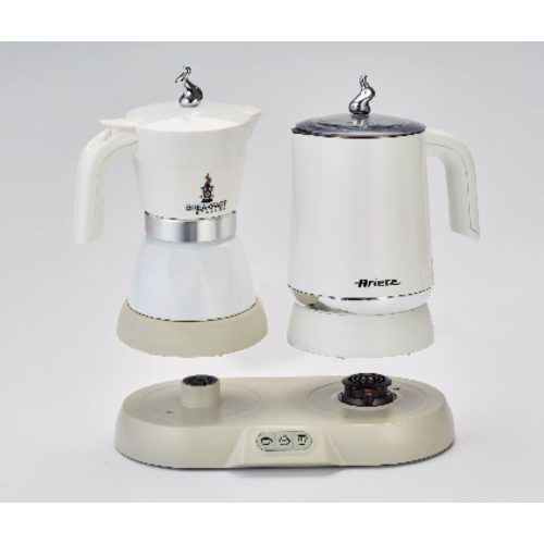Ariete 1344 kávéfőző, vízforraló és tejhabosító, 4 személyes