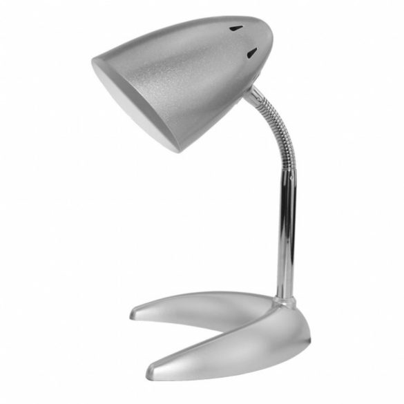 Avide Basic C talpú asztali lámpa + 4W LED - ezüst
