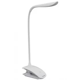 Avide csíptethető asztali LED lámpa 3W - fehér