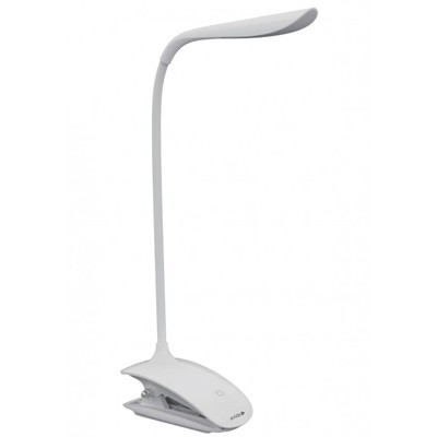 Avide csíptethető asztali LED lámpa 3W - fehér