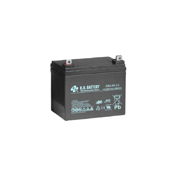 B.B. Battery 12V 40Ah HighRate Zárt gondozás mentes AGM akkumulátor B7 (HR40-12  I2