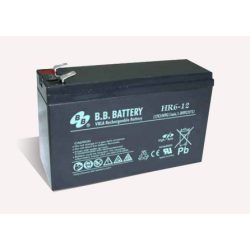   B.B. Battery HR6-12 12V 6Ah HighRate Zárt gondozás mentes AGM akkumulátor