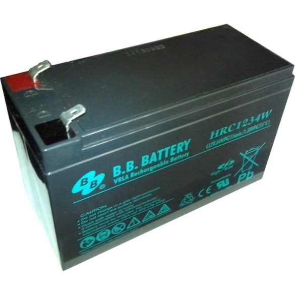 B.B. Battery HRC1234W 12V 8,5Ah hosszú élettartamú zselés akkumulátor T2