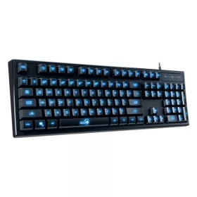   Genius Billentyűzet - Scorpion K6 (Vezetékes, USB, RGB, multimédiás, fekete)