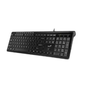   Genius Billentyűzet - SlimStar 230 (Vezetékes, USB, vékony, fekete)