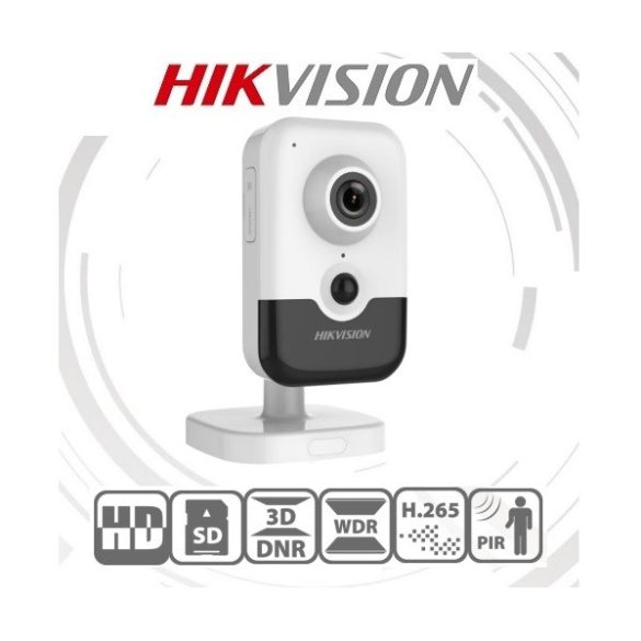 Hikvision IP csempekamera - DS-2CD2443G0-IW (4MP, 2,8mm, beltéri, H265+, IR10m, ICR, WDR, 3DNR, PoE, SD, audio, wifi)