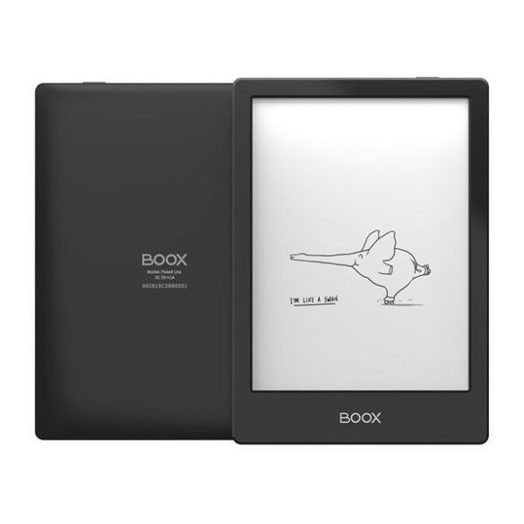 Onyx BOOX e-book  6" - Poke 4 Lite (Fekete, Carta, 758x1024; 2GHz Octa, 2GB/16GB, WiFi; BT5.0; 1500mAh; A11, mikrofon)