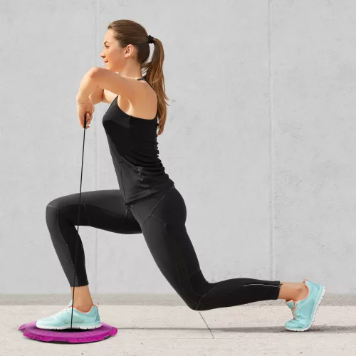 Bewello Twister fitnesz korong - gumi kötéllel - 29 cm (BW4005)