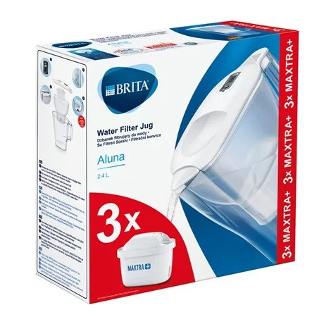 Brita 1040564 ALUNA MAXTRA 2,4L vízszűrő kancsó szett 3db filterrel