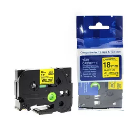   Brother TZE-641 sárga alapon fekete eredeti feliratozó szalag