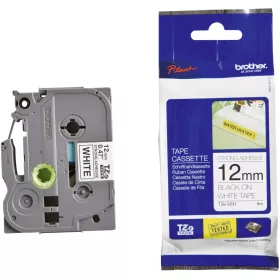   Brother TZe-S231 fehér alapon fekete eredeti feliratozó szalag